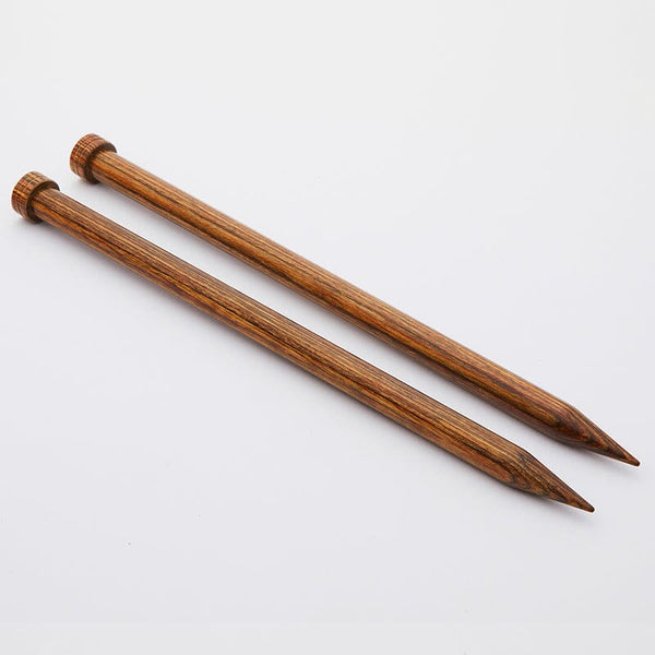 Knitpro "Ginger" Wood Single Point Knitting Needles - 30cm (12")