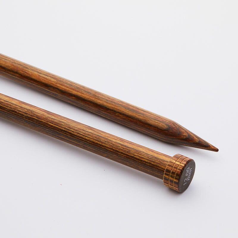 Knitpro "Ginger" Wood Single Point Knitting Needles - 35cm (14")