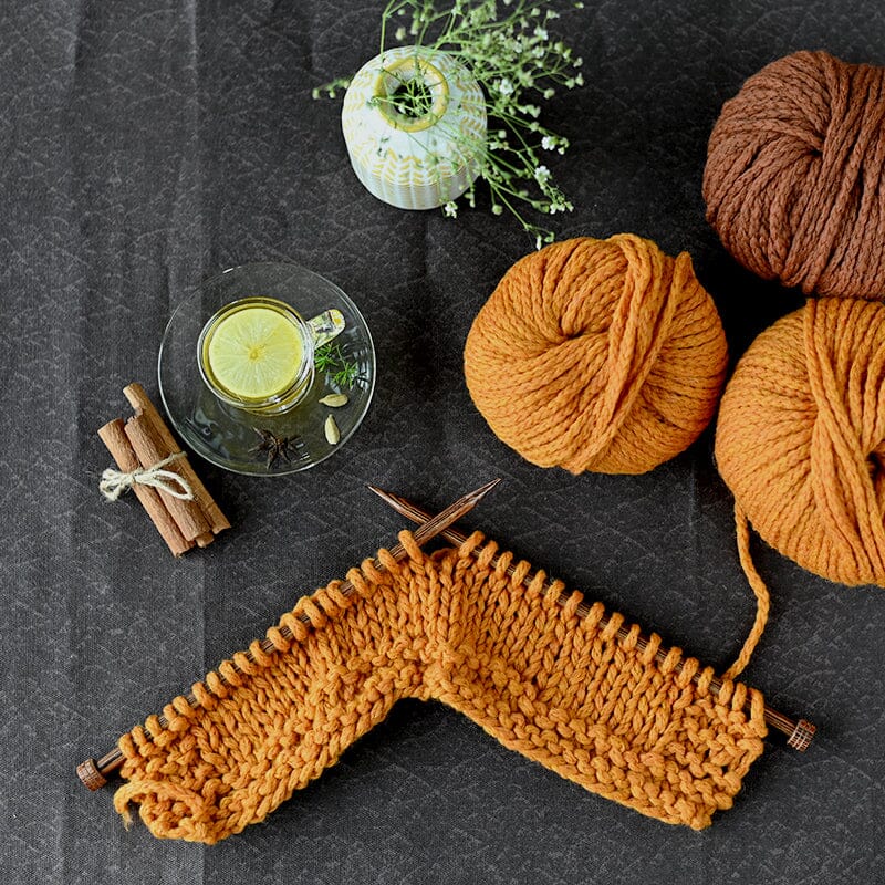 Knitpro "Ginger" Wood Single Point Knitting Needles - 35cm (14")