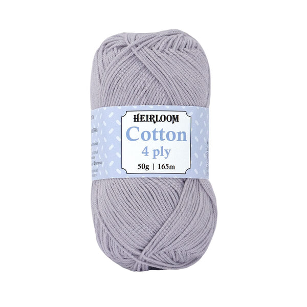 Heirloom 50g "Cotton" 4-Ply 100% Cotton Yarn