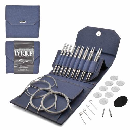 Lykke "Flight" 13cm (5") Interchangeable Circular Knitting Needle Set