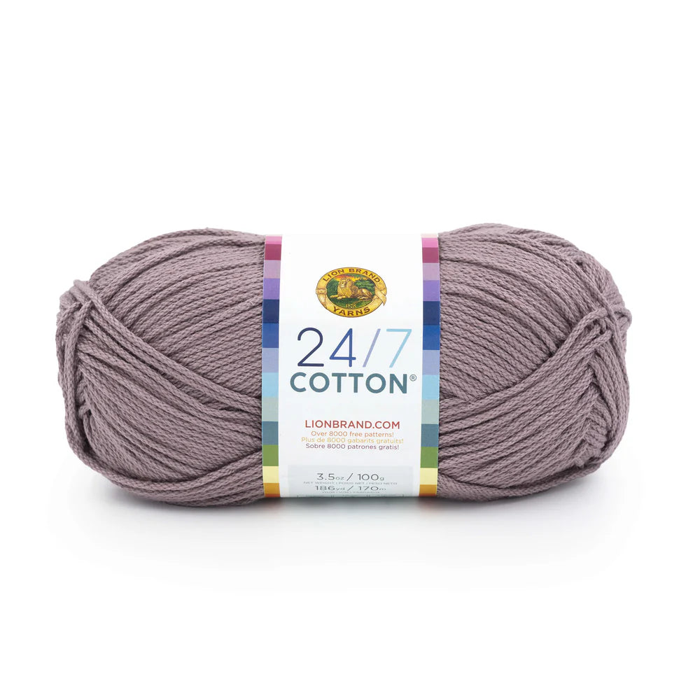 Lion Brand 100g "24/7 Cotton" 10-Ply Cotton Yarn