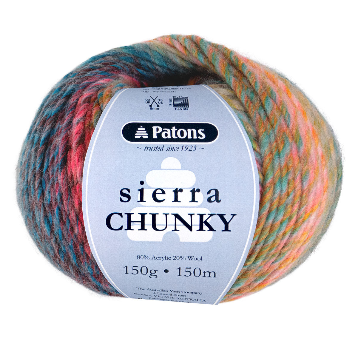 Patons 150g "Sierra Chunky" Wool & Acrylic Blend Yarn