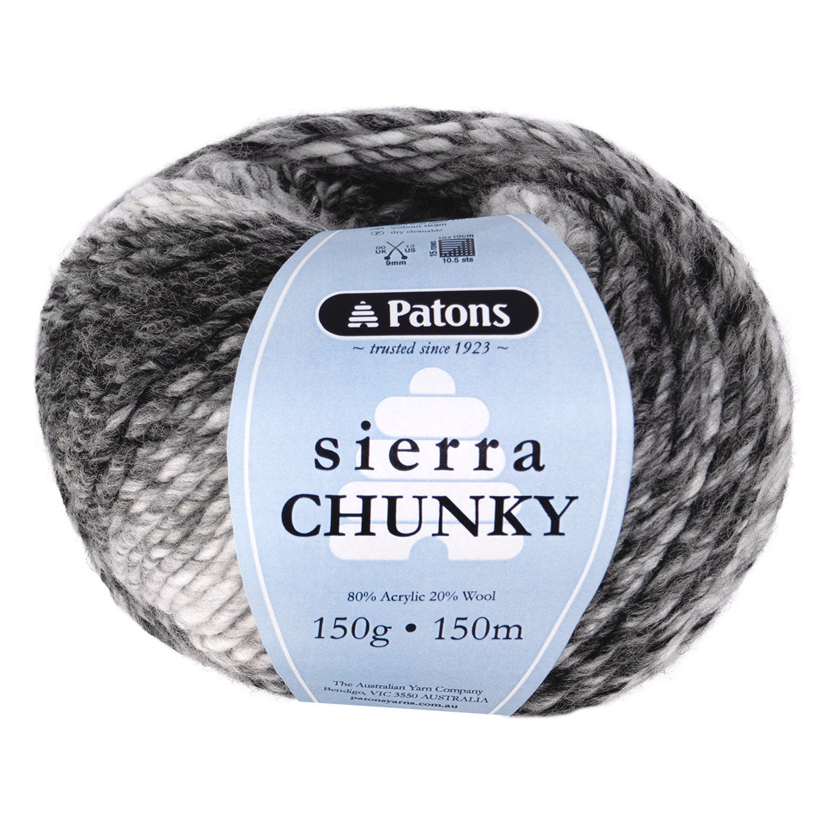 Patons 150g "Sierra Chunky" Wool & Acrylic Blend Yarn