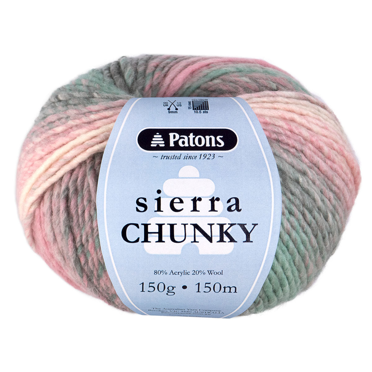 Patons 150g "Sierra Chunky" Wool & Acrylic Blend Yarn