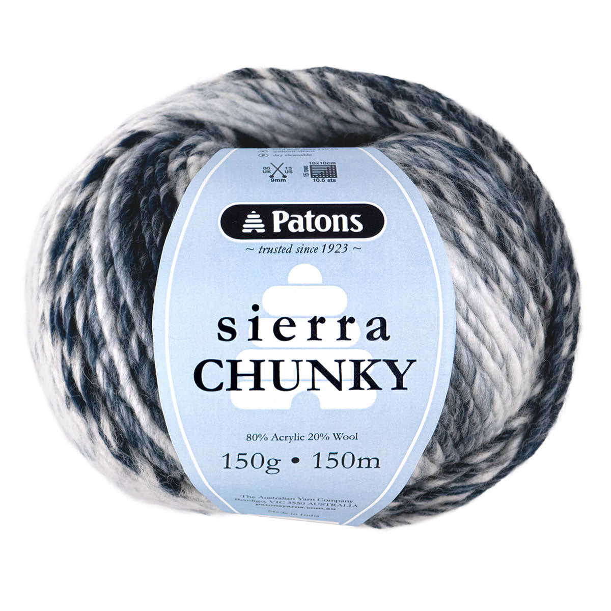 Patons 150g "Sierra Chunky" Wool & Acrylic Blend Yarn