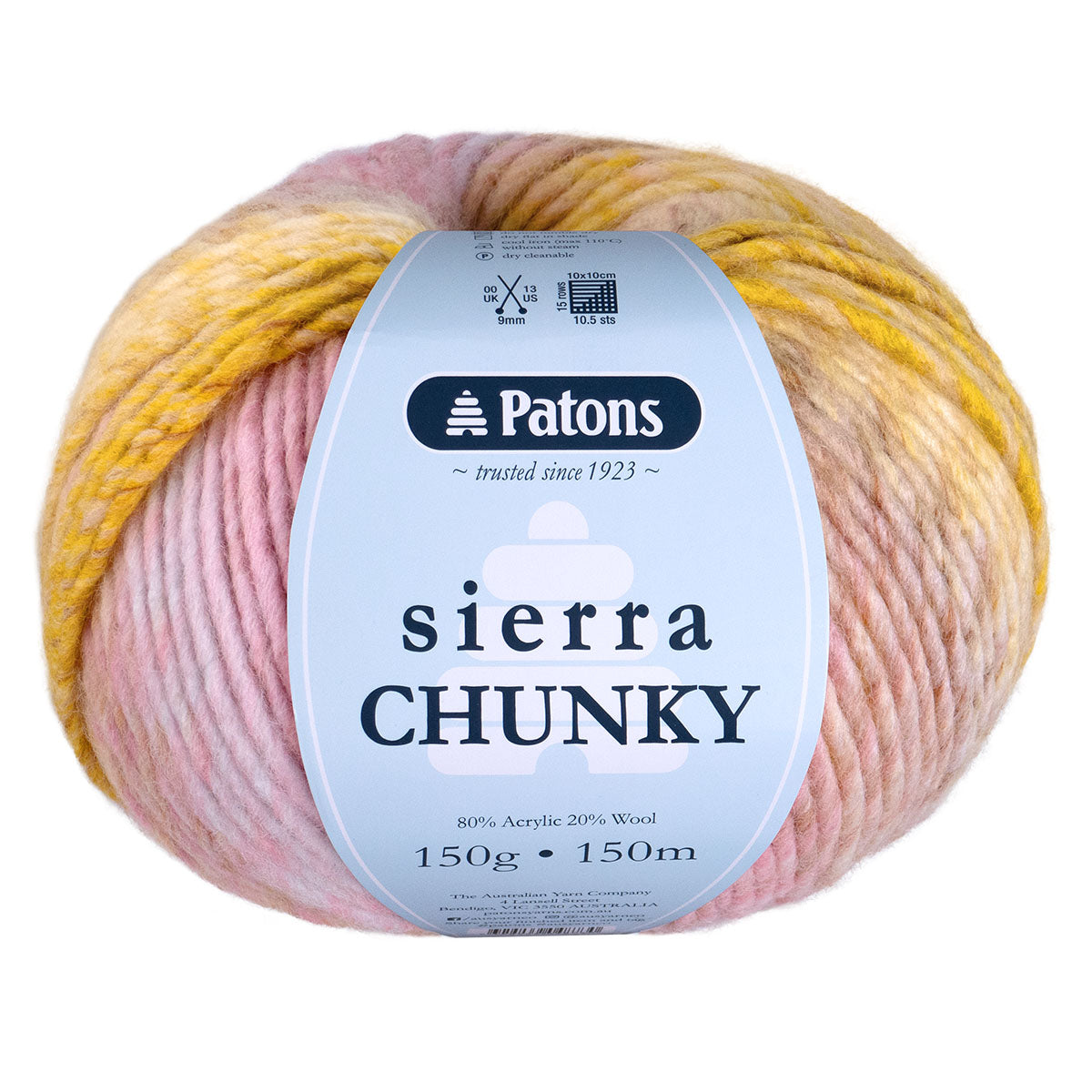Patons 150g "Sierra Chunky" Wool & Acrylic Blend Yarn