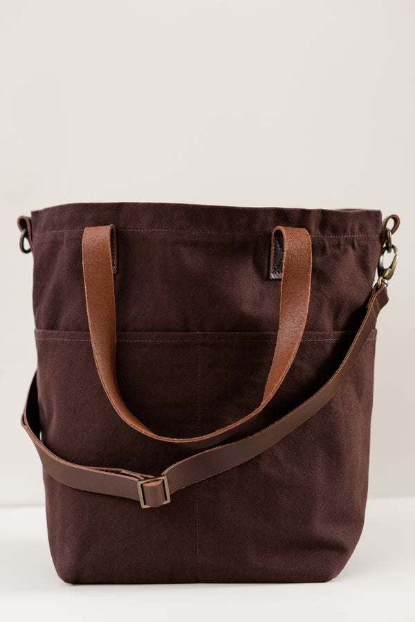 Twig & Horn Canvas Crossbody Project Tote Bag