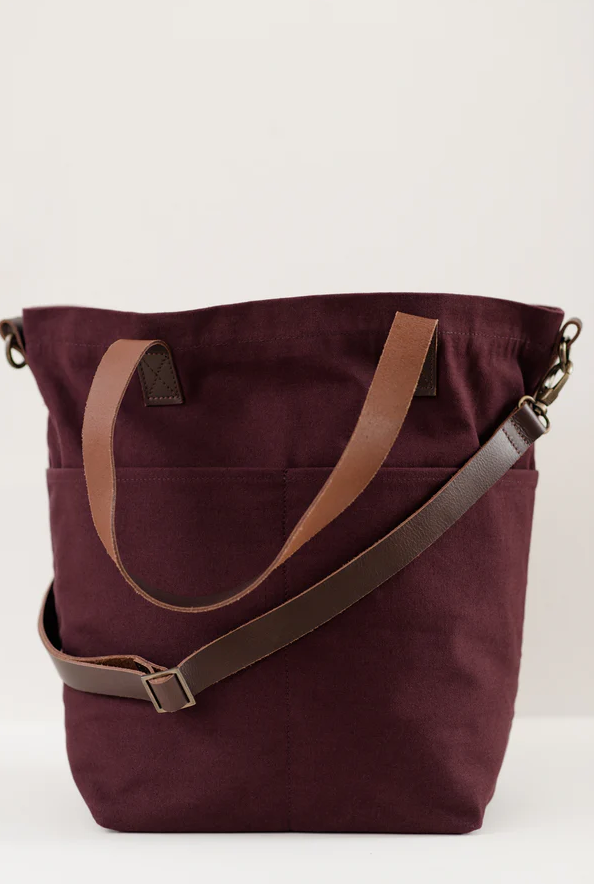 Twig & Horn Canvas Crossbody Project Tote Bag