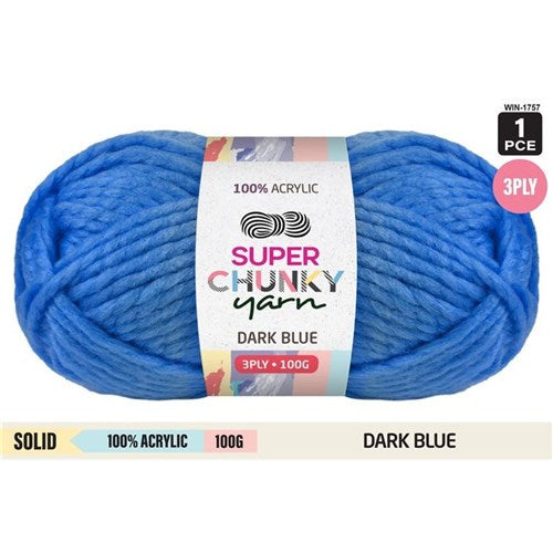 Everyday 100g Acrylic Super Chunky Knitting Yarn - Choose Your Colour