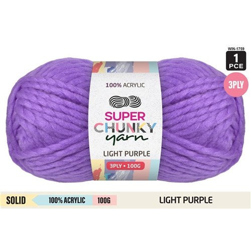 Everyday 100g Acrylic Super Chunky Knitting Yarn - Choose Your Colour