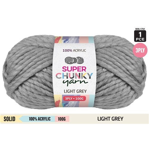 Everyday 100g Acrylic Super Chunky Knitting Yarn - Choose Your Colour