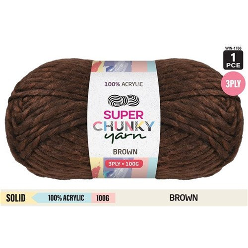 Everyday 100g Acrylic Super Chunky Knitting Yarn - Choose Your Colour