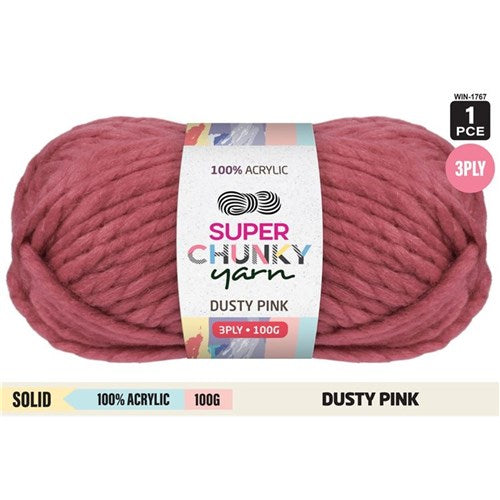 Everyday 100g Acrylic Super Chunky Knitting Yarn - Choose Your Colour
