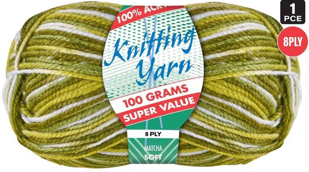 Everyday Super Value 100g Acrylic 8-Ply Knitting Yarn - Prints