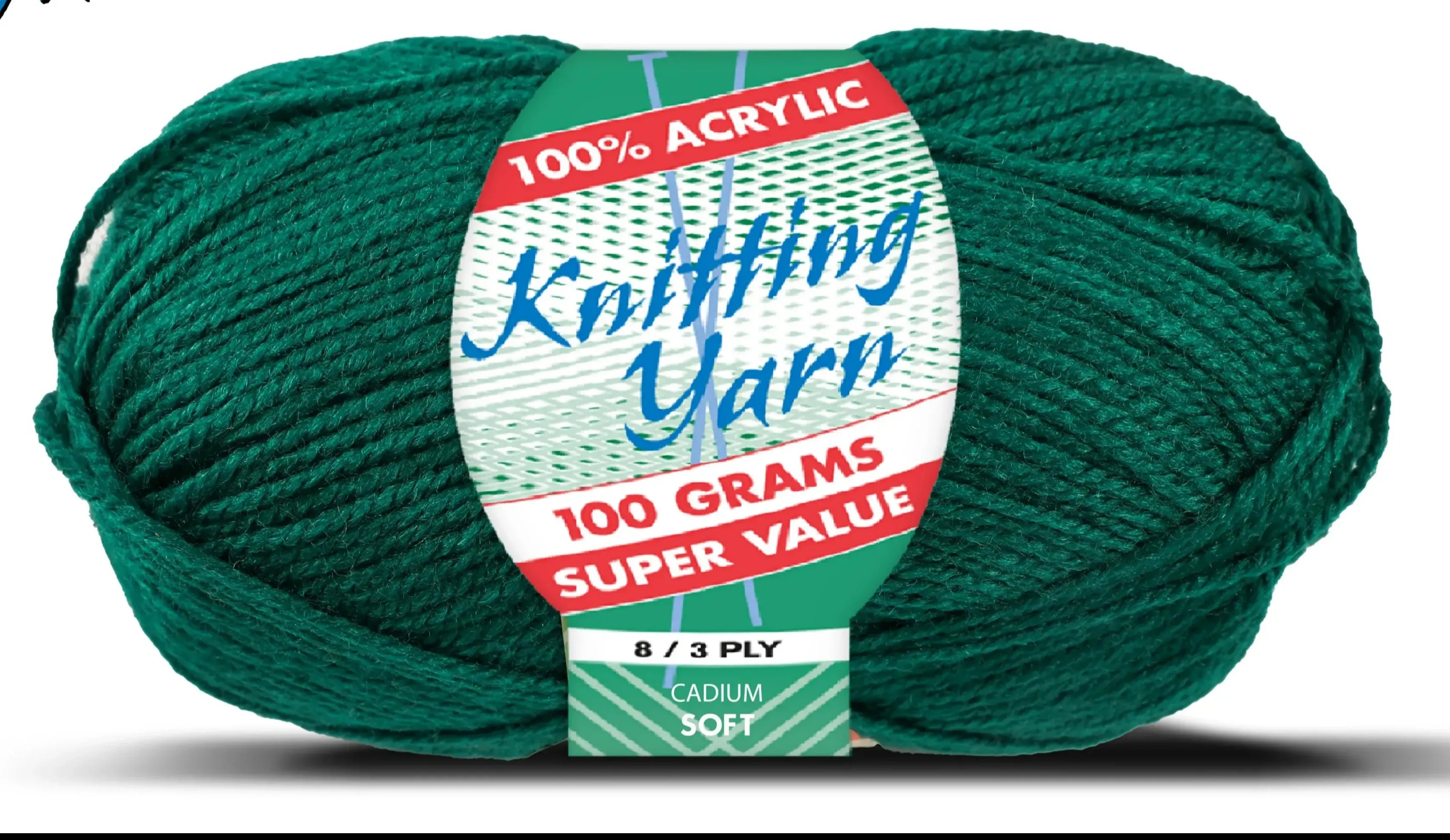 Everyday Super Value 100g Acrylic 8-Ply Knitting Yarn - Solids
