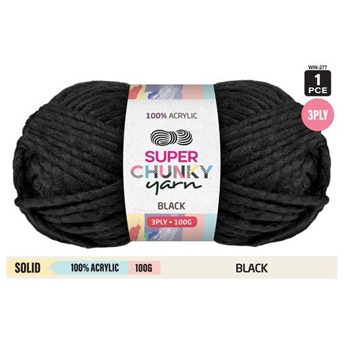 Everyday 100g Acrylic Super Chunky Knitting Yarn - Choose Your Colour