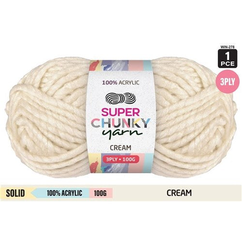 Everyday 100g Acrylic Super Chunky Knitting Yarn - Choose Your Colour