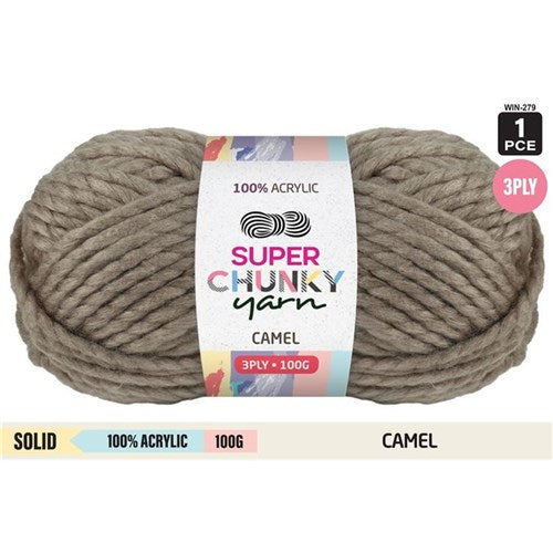 Everyday 100g Acrylic Super Chunky Knitting Yarn - Choose Your Colour