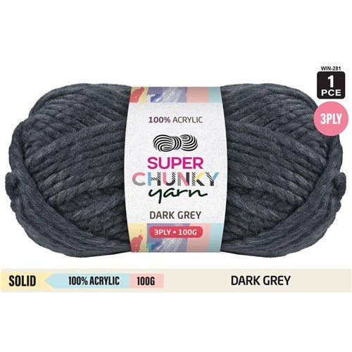 Everyday 100g Acrylic Super Chunky Knitting Yarn - Choose Your Colour