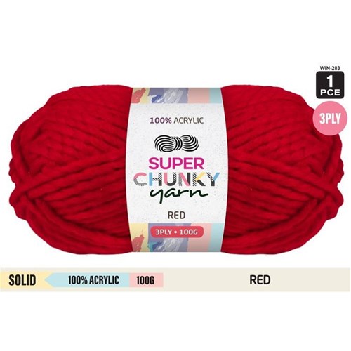 Everyday 100g Acrylic Super Chunky Knitting Yarn - Choose Your Colour