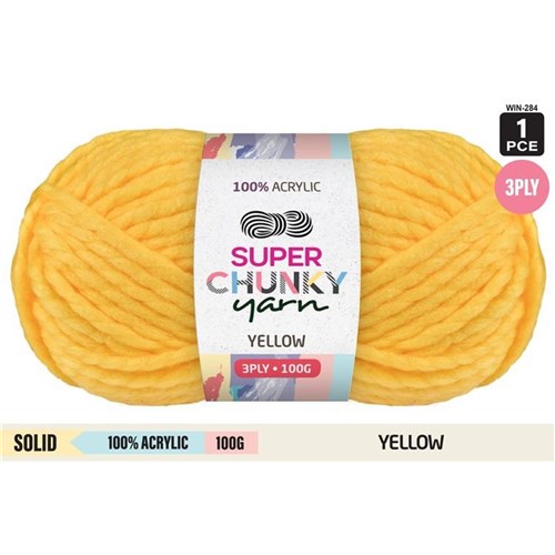 Everyday 100g Acrylic Super Chunky Knitting Yarn - Choose Your Colour