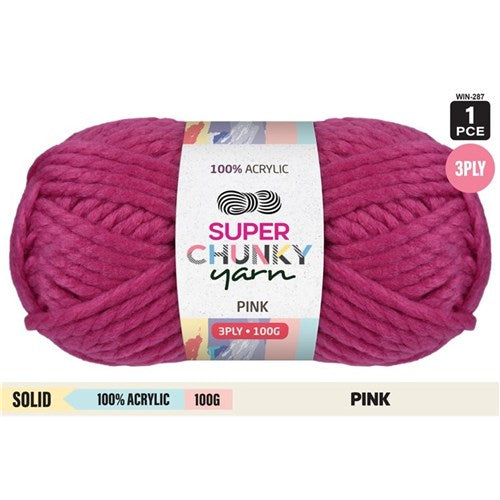 Everyday 100g Acrylic Super Chunky Knitting Yarn - Choose Your Colour