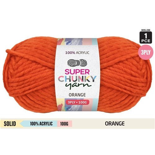 Everyday 100g Acrylic Super Chunky Knitting Yarn - Choose Your Colour