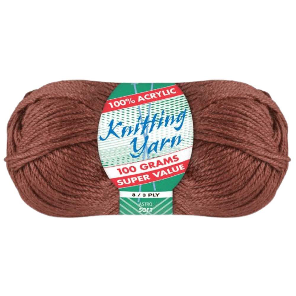 Everyday Super Value 100g Acrylic 8-Ply Knitting Yarn - Solids