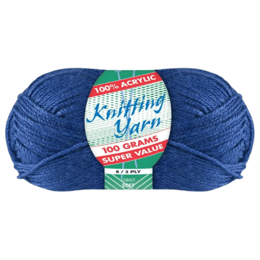 Everyday Super Value 100g Acrylic 8-Ply Knitting Yarn - Solids