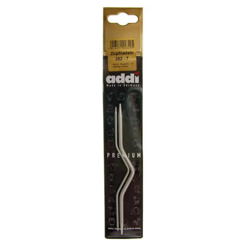 Addi Bent Cable Needle Pair - 2.5mm & 4mm