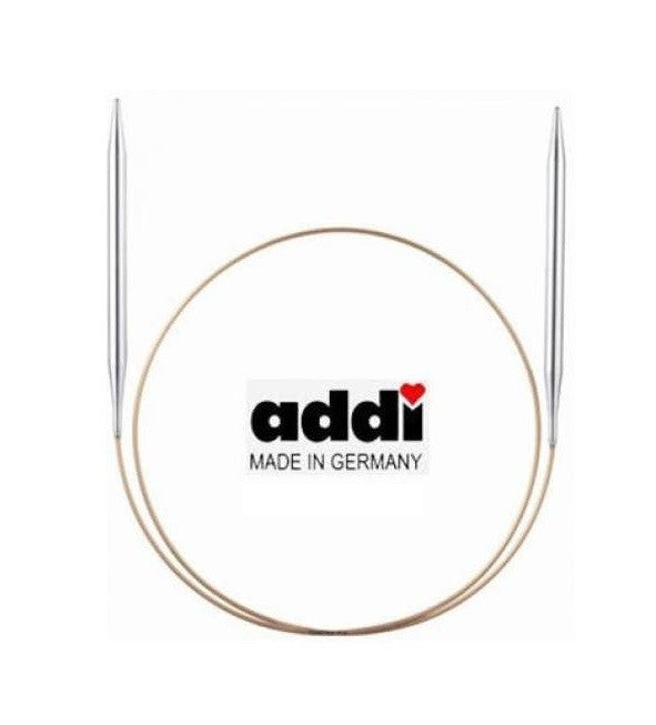 Addi Brass Tip Circular Knitting Needles - 50cm (20")
