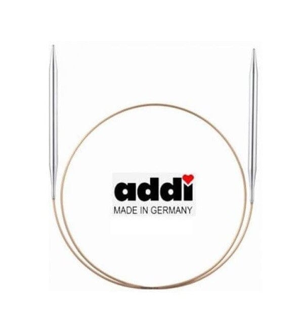 Addi Brass Tip Circular Knitting Needles - 150cm (60")