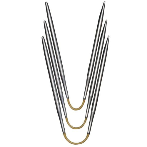 Addi "Crasy Trio" Flexible Double Point Knitting Needles - Long - Set of 8