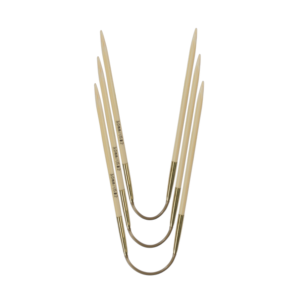 Addi "Crasy Trio" Flexible Bamboo Double Point Knitting Needles - Set of 7