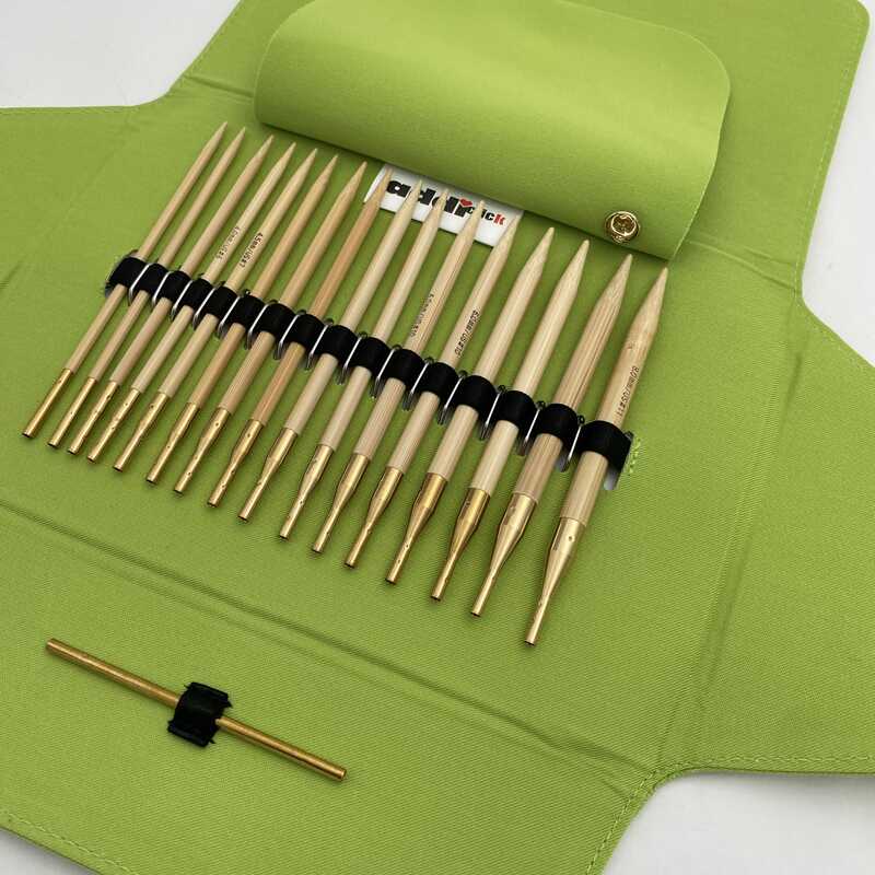 Addi Click 5" (13cm) Interchangeable Knitting Needle Tips - Bamboo