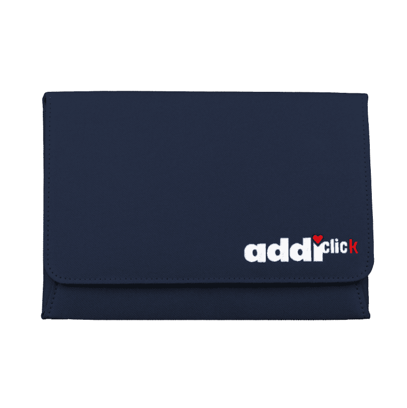 Addi Click 4" (10cm) "Novel" Interchangeable Knitting Needle Tips - Short Lace Set