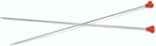 Addi "Red Heart" 35cm Aluminium Single Point Knitting Needles