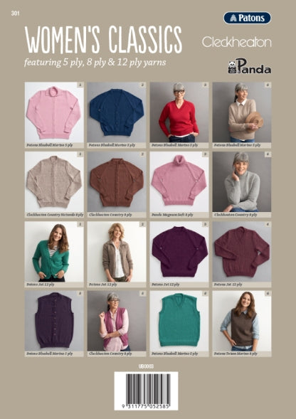 "Women's Classic Knits" Pattern Book by AYC