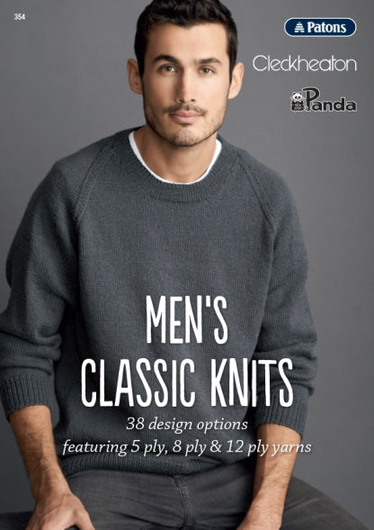 "Men's Classic Knits" Pattern Book by AYC
