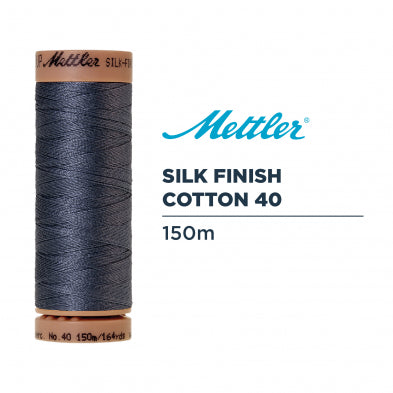 Assorted Pack - Mettler "Silk Finish Cotton No. 40" 150m Embroidery Thread - 5 x Shades