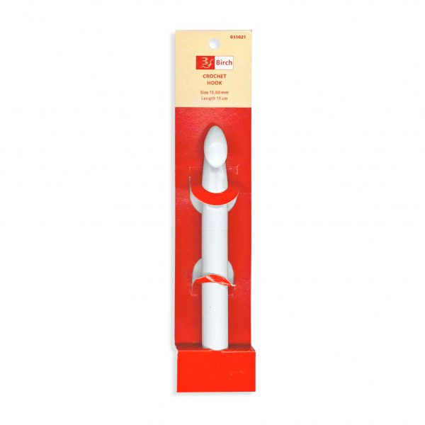 Birch Jumbo Plastic Crochet Hook (6.50mm - 25mm)