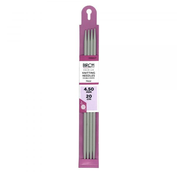 Birch 20cm (8") Premium Double Point Knitting Needles