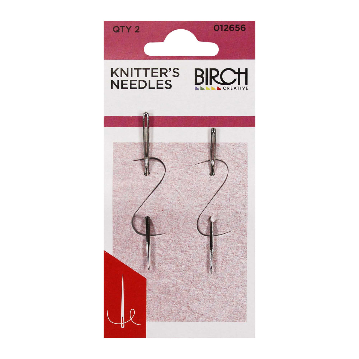 Birch Knitter's Sewing Needles - Pack of 2