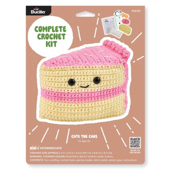 Bucilla Amigurumi Crochet Kits - Cate the Cake