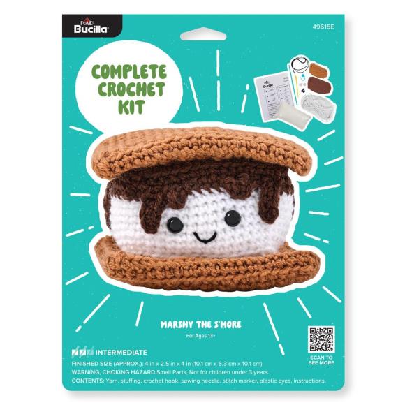 Bucilla Amigurumi Crochet Kits - Marshy the S'More