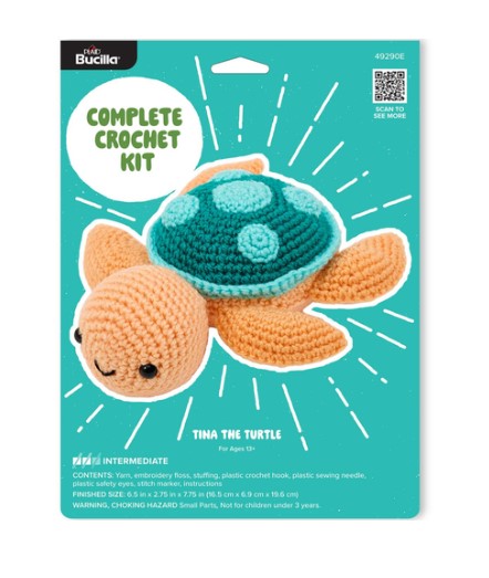 Bucilla Amigurumi Crochet Kits - Tina the Turtle