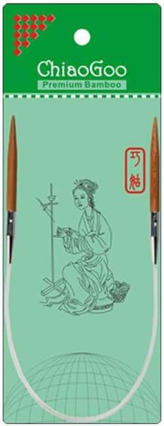 ChiaoGoo Bamboo Circular Knitting Needles - 40cm (16")