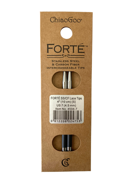 ChiaoGoo  Forté Lace 4" (10cm) Interchangeable Circular Knitting Needle Tips