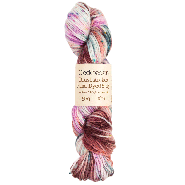 Cleckheaton 50g "Brushstrokes" 5-Ply Hand-Dyed Acrylic Blend Yarn